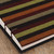 Handcrafted Striped Natural Fiber Journal from Mexico 'Sophisticated Stripes'