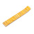 Sunny Yellow Resin Striped Wood Incense Holder from India 'Sunny Delight'