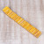 Sunny Yellow Resin Striped Wood Incense Holder from India 'Sunny Delight'