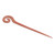 Light Brown Sawo Wood Spiral Motif Hair Pin from Bali 'Light Brown Spiral'
