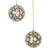 Hand-Painted Papier Mache Holiday Ornaments (Set of 4) 'Holiday Charm' Hand-Painted Papier Mache Holiday Ornaments (Set of 4) 'Holiday Charm'