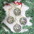 Hand-Painted Papier Mache Holiday Ornaments (Set of 4) 'Holiday Charm' Hand-Painted Papier Mache Holiday Ornaments (Set of 4) 'Holiday Charm'