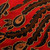 Florak Batik Cotton Stocking in Chili from Bali 'Batik Holiday' Florak Batik Cotton Stocking in Chili from Bali 'Batik Holiday'