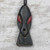 Wood African Mask Ornaments Crafted in Ghana (Set of 3) 'Bedu Masks' Wood African Mask Ornaments Crafted in Ghana (Set of 3) 'Bedu Masks'