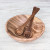 Handcrafted Wood Salad Bowl with Serving Spoon and Fork 'Share' Handcrafted Wood Salad Bowl with Serving Spoon and Fork 'Share'