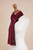 Handwoven 100% Alpaca Wrap Scarf in Crimson from Peru 'Andean Zigzag in Crimson' Handwoven 100% Alpaca Wrap Scarf in Crimson from Peru 'Andean Zigzag in Crimson'
