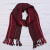 Handwoven 100% Alpaca Wrap Scarf in Crimson from Peru 'Andean Zigzag in Crimson' Handwoven 100% Alpaca Wrap Scarf in Crimson from Peru 'Andean Zigzag in Crimson'