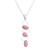 Modern Pink Opal Pendant Necklace from Peru 'Pink Modernity'