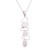 Modern Pink Opal Pendant Necklace from Peru 'Pink Modernity'