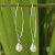 Thai Sterling Silver and Pearl Earrings 'Sublime'