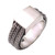 Mens Sterling Silver Band Ring 'Gallant Dragon'