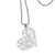 Handmade Sterling Silver Filigree Heart Necklace from Peru 'Lace Valentine'