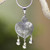 Artisan Crafted Necklace Taxco Sterling Silver Jewelry 'Depth of Heart'