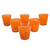 6 Hand Blown Halloween Orange 8 oz Rock Glasses from Mexico 'Orange Centrifuge' 6 Hand Blown Halloween Orange 8 oz Rock Glasses from Mexico 'Orange Centrifuge'