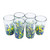 Colorful Recycled Glass Tumblers 16 Oz., Set of 6 'Tropical Confetti' Colorful Recycled Glass Tumblers 16 Oz., Set of 6 'Tropical Confetti'