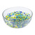 Colorful Recycled Glass Serving Bowl from Mexico 'Tropical Confetti' Colorful Recycled Glass Serving Bowl from Mexico 'Tropical Confetti'