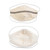 2-Layer Ivory and Brown Cotton Face Masks Pair 'Chocolate Kisses' 2-Layer Ivory and Brown Cotton Face Masks Pair 'Chocolate Kisses'