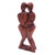 Suar Wood Sculpture 'Happy Family' Suar Wood Sculpture 'Happy Family'