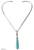 Sterling Silver and Natural Turquoise Necklace 'Wishes' Sterling Silver and Natural Turquoise Necklace 'Wishes'