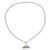 Sterling Silver Pendant Necklace 'Glistening Whale'