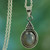 Sterling Silver Necklace with Labradorite Pendant from India 'Jaipur Mist' Sterling Silver Necklace with Labradorite Pendant from India 'Jaipur Mist'