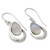 India Handcrafted Rainbow Moonstone Earrings 'Sublime Symmetry'