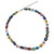 Colorful Multi Gemstone Flower Necklace from Thailand 'Rainbow Blooms' Colorful Multi Gemstone Flower Necklace from Thailand 'Rainbow Blooms'