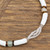 White Recycled Glass Beaded Necklace from Ghana Jewelry 'African Glamour' White Recycled Glass Beaded Necklace from Ghana Jewelry 'African Glamour'