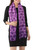Silk Tie Dye Scarf from Thailand 'Amethyst Mystique' Silk Tie Dye Scarf from Thailand 'Amethyst Mystique'