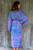Handcrafted Purple Batik Rayon Robe from Indonesia 'Purple Mist' Handcrafted Purple Batik Rayon Robe from Indonesia 'Purple Mist'