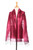 Handwoven Silk Wrap Scarf in Magenta from Thailand 'Shimmering Magenta'