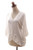 Floral Embroidered White Rayon Blouse from Bali 'Blossom Delight' Floral Embroidered White Rayon Blouse from Bali 'Blossom Delight'