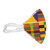 Ghanaian African Kente Print Cotton 2-Layer Ear Loops Mask 'Kente Melange' Ghanaian African Kente Print Cotton 2-Layer Ear Loops Mask 'Kente Melange'