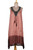 Handmade Viscose Chiffon Tie-Dyed Sleeveless Dress 'Jaipur Sunset' Handmade Viscose Chiffon Tie-Dyed Sleeveless Dress 'Jaipur Sunset'