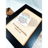 3 Years Anniversary Personalized Leather Anniversary Gift – Custom Tree Print with Names & Date