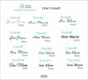 font for graduation photo frame