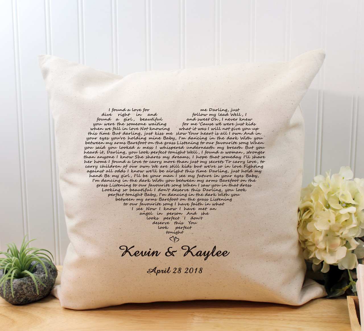 personalised letter cushions