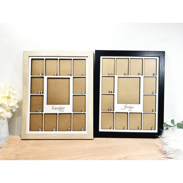 Custom Photo frame with opening for k-12 grades