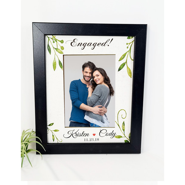 Personalized Engaged Picture Frame