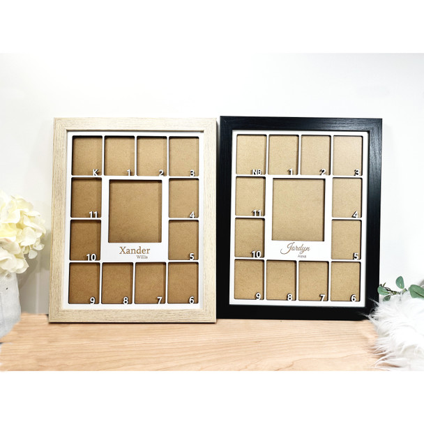 Custom Photo frame with opening for k-12 grades