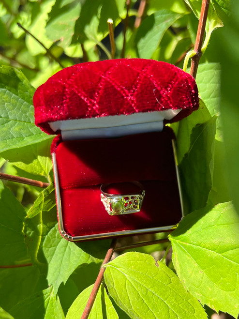 peridot Ring .