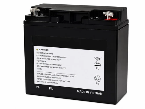 Replacement UPS battery compatible with UB12180 - view 1