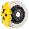 Brembo GT Front Big Brake Kit YELLOW CALIPER | T1 SLOTTED Honda Civic Si 2017-2021