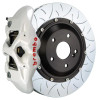 Brembo GT Front Big Brake Kit WHITE CALIPER | T3 SLOTTED Honda Civic Si 2017-2021