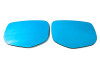 OLM Wide Angle Convex Mirrors w/ Turn Signals/Defrosters Blue Subaru WRX 2022-2023