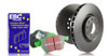 EBC GreenStuff Pad and Plain Rotor Kit REAR | Honda Civic Type R 2017-2021 FK8 (S11KR1514)