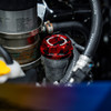 GrimmSpeed Bolt Oil Cap Splatter | All Subaru Engines (GRM120014RDBLK)