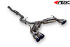 ARK GRIP Exhaust System Polished Tip HATCHBACK Subaru WRX STI 2008-2014
