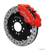 Wilwood Big Brake Kit Forged Narrow Superlite 6 Piston 14.0in Slotted/Drilled FRONT RED Ford Focus ST 2013-2018