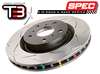 DBA Club Spec 4000 Series T3 Slotted Brake Rotor SINGLE | FRONT Subaru Impreza 1999+ / WRX 1994-1998 / BRZ 2013+ (Non-Sport)